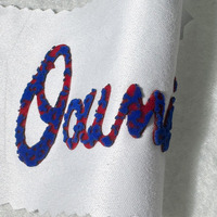 Patchs thermocollants en chenille 3D pour chapeaux, patchs tissés personnalisés, patchs brodés