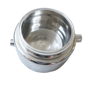 สแตนเลส Jacketed Splatter Platter 2 พอร์ตสำหรับปิด <span class=keywords><strong>LOOP</strong></span> <span class=keywords><strong>EXTRACTOR</strong></span> - Product Image 2