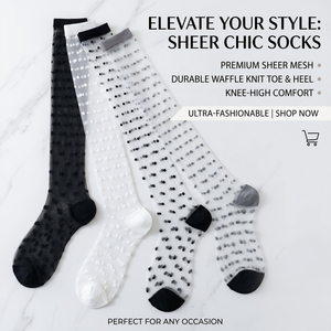 Bas cuissardes sexy à pois en nylon transparent, chaussettes longues au-dessus du genou, bas <span class=keywords><strong>de</strong></span> soie, lingerie féminine, fournisseur en gros - Product Image 1
