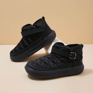 Stivali da Neve da <span class=keywords><strong>Uomo</strong></span> Invernali Foderati in Peluche Ispessiti Traspiranti Punta Tonda Suola Morbida Non Affaticante <span class=keywords><strong>con</strong></span> Suola Intermedia e Esterna in EVA - Product Image 2