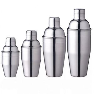 Coctelera de Acero Inoxidable de Tres Niveles con Logotipo Personalizado, 250/350/550/750 ml, Estilo Europeo, Minimalista y Moderna, Marca JY - Product Image 1