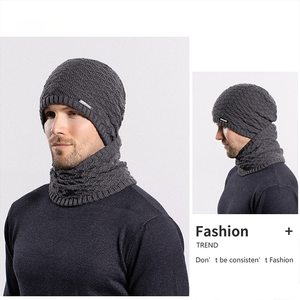 Gorro <span class=keywords><strong>de</strong></span> <span class=keywords><strong>Lana</strong></span> <span class=keywords><strong>con</strong></span> <span class=keywords><strong>Orejeras</strong></span> para Protección Contra el Frío en Invierno para Hombres y Mujeres, Conjunto <span class=keywords><strong>de</strong></span> Dos Piezas <span class=keywords><strong>de</strong></span> Gorro y Bufanda Tejidos <span class=keywords><strong>con</strong></span> Forro Polar - Product Image 3