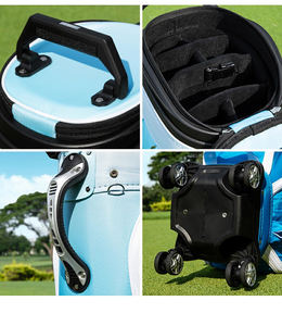 PGM QB185 <span class=keywords><strong>Sac</strong></span> <span class=keywords><strong>de</strong></span> <span class=keywords><strong>voyage</strong></span> <span class=keywords><strong>de</strong></span> <span class=keywords><strong>golf</strong></span> pour femme <span class=keywords><strong>Sac</strong></span> <span class=keywords><strong>de</strong></span> <span class=keywords><strong>golf</strong></span> rigide rétractable à 4 roues pour femme - Product Image 4