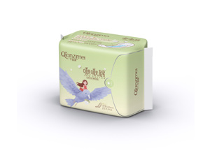 Compresas sanitarias de noche moldeadas con anión extra largas, compresas sanitarias de 50cm orgánicas a base de hierbas para la menstruación durante la noche - Product Image 3