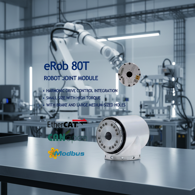 Dual Encoder  Robot Joint Module, High-torque Robot Actuator, Integrated Servo Driver