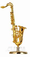 Plaqué or Mini Tuba Mini Cor Sousaphone Trompette Saxophone Cornet Or Musique Art