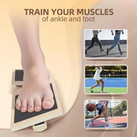 Exerciseur de renforcement de pied de cheville en bois personnalisé pour la posture de planche d'équilibre de jambe unique entorse