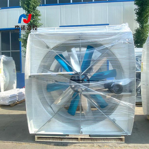 Ventilador de Techo para Establos, con Certificación CE e ISO, para Ventilación y Refrigeración de Establos Lecheros, Ventilador Profesional de FRP para Granjas - Product Image 5