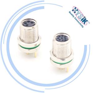 M8 8-контактный угловой и прямой штекер 8-контактный соединительный кабель с кодировкой водонепроницаемый для датчика - Product Image 5