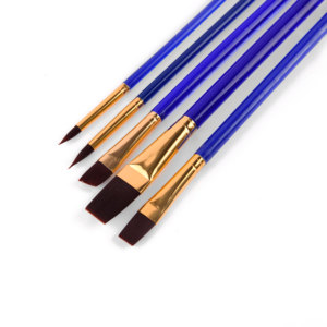<span class=keywords><strong>Peinture</strong></span> À L'<span class=keywords><strong>huile</strong></span> Acrylique Dessin <span class=keywords><strong>Peinture</strong></span> Personnalisé Ventilateur Brosse avec Bleu Acrylique Poignée - Product Image 5