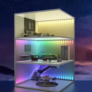 Decorazione per la casa per le vacanze di Natale luce a Led intelligente per la camera da letto soggiorno decorazione interna IR faretti vocali APP WIFI