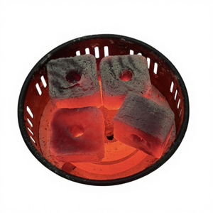 Than hoạt tính dạng khối HELIOCOAL HOOKAH-HC40 làm từ tre, sản xuất bằng máy, hàm lượng tro 4%, 8000J calo, nhận đặt hàng OEM/ODM và nhãn hiệu riêng - Product Image 3