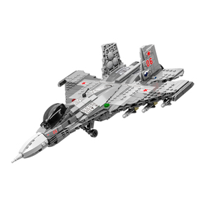 CAYI Su-27 Fightet Jet militaire avion de chasse militaire jouets avion bloc de construction ensemble avion bloc jouets cadeau pour les enfants - Product Image 6