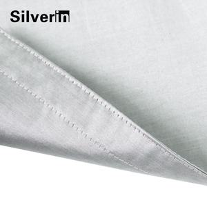 <span class=keywords><strong>Taie</strong></span> d'oreiller en <span class=keywords><strong>soie</strong></span> de mûrier double anti-microbienne avec logo personnalisé, en fibres d'argent de qualité supérieure, pour la peau et les cheveux - Product Image 2