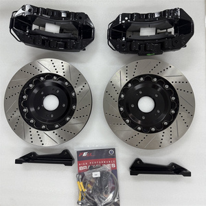Kit d'étriers de frein avant haute Performance 6 pistons pour <span class=keywords><strong>Golf</strong></span> <span class=keywords><strong>R</strong></span> MK5 MK6 MK7 GTI GX460 GX470 LX470 LX570 Audi A4 A6 A8 Q3 Q5 Q7 - Product Image 5