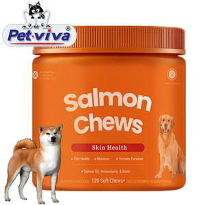 Alaska Lachs öl Omega 3 6 9 Soft Chews Hunde Allergie Linderung Gelenk gesundheit Juckreiz Linderung EPA DHA Fettsäuren Gesundheit Pet Supplement - Product Image 1