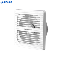 Ventilateur extracteur d'air compact 4, 6, 8 pouces avec moustiquaire intégrée pour salle de bain, cuisine, bureau, toilettes