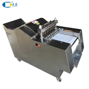 The poultry meat cutting machine / chicken cube cutting machine / beef meat with bone cutting machine