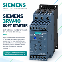 Démarreur progressif Siemens 3RW40 SIRIUS pour moteur triphasé AC, idéal pour applications industrielles (pompes, ventilateurs, compresseurs)