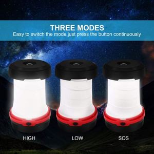 ร้อนขาย LED พับพลังงานแสงอาทิตย์ตั้งแคมป์แสงแบบพกพากันน้ำที่ปรับขนาดได้มินิเต็นท์ตั้งแคมป์โคมไฟ - Product Image 4