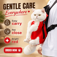 Sac à dos pour animaux de compagnie mains libres, orienté vers l'avant, en maille respirante, polyester, pour chat et chien, sac de transport extérieur, bretelles réglables