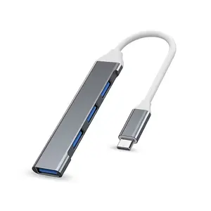 USB C HUB 3.0 2.0 Tipo C 3.1 Multi 4 portas divisor usb c hub 4 em 1 para Xiaomi Macbook Pro Air Laptops computador notebook