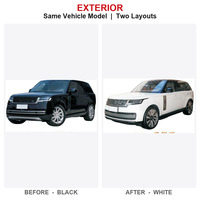 Kits d'aménagement intérieur pour voiture : Tableau de bord, panneaux de porte, sièges – Kits de conversion intérieure pour Range Rover 7 places 2023+ – Amélioration vers SV 4 places