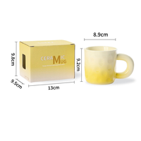 Mug souvenir en céramique haute brillance, tasse à petit-déjeuner personnalisée avec architecture urbaine pour les boutiques d'aéroports, les campagnes touristiques et la vente en gros