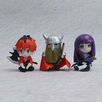 6-7CM 6PCS/SET Q Ver Mini Ukuran PVC Figur Anime Catcher Gachapon Kotak Telur Permainan Hadiah Mainan