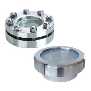 Finestra di Ispezione in Vetro Temperato Rotonda con Flangia di Unione in Acciaio Inox 304 316 per Serbatoi e Recipienti <span class=keywords><strong>a</strong></span> Pressione - Product Image 1