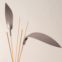 Diffuseur d'huiles essentielles aromathérapeutiques sans alcool en verre de rotin, personnalisé par une marque de luxe, grande capacité, durée de 120 à 180 jours