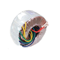 Transformateur toroïdal d'alimentation pour amplificateur audio 5V personnalisé en usine, 100% cuivre, certifié ISO9001 CE, marque ST