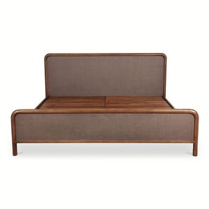 Cama Moderna de Estilo Medieval Simple de Madera Maciza para Dormitorio, Se Puede Personalizar en Grandes Cantidades - Product Image 4