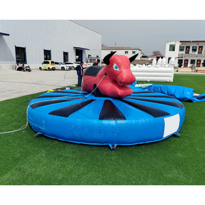 Toro Mecánico Inflable de PVC Comercial Directo de Fábrica con Colchón de Seguridad, Equipo de Carnaval para Adultos y Niños - Product Image 1