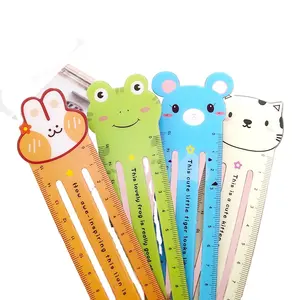 New Arrivals Cartoon Animal Rulers Magnetic Soft Ruler Cartoon Animal Cute Drawing Tool Stationary and School Supplies