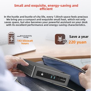 Mini PC <span class=keywords><strong>Gaming</strong></span> Portatile <span class=keywords><strong>Assemblato</strong></span> in Fabbrica, Nuovo di Zecca, DDR4 8GB, SSD, Intel Core i5 Quad Core, per Uso Aziendale - Product Image 2