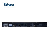 Système de microphone sans fil professionnel Thinuna UR-200 UHF à double canal, micro-cravate et micro-casque portables longue portée pour fabricants