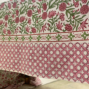 <span class=keywords><strong>Tovaglia</strong></span> in <span class=keywords><strong>Cotone</strong></span> con Stampa Floreale <span class=keywords><strong>Rosa</strong></span> e Verde, Copritavolo Rettangolare Personalizzato in Stile Europeo per Ristoranti e Matrimoni - Product Image 4
