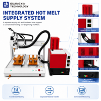 Machine de distribution automatique de colle thermofusible pneumatique pour l'étanchéité des cartons en bois, le revêtement adhésif et l'assemblage industriel