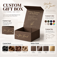 Boîtes cadeaux en carton pliables en gros, boîtes cadeaux rigides personnalisées de luxe avec fermeture magnétique, boîte cadeau pliable avec fermeture magnétique pour l'emballage de chapeaux