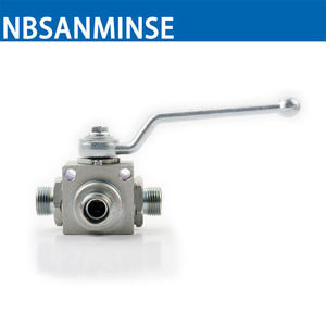 บอลวาล์ว Nbsanminse ขนาด 1 นิ้ว ทำจากเหล็กกล้าคาร์บอน สำหรับน้ำมันแรงดันสูงและระบบไฮดรอลิก - Product Image 4