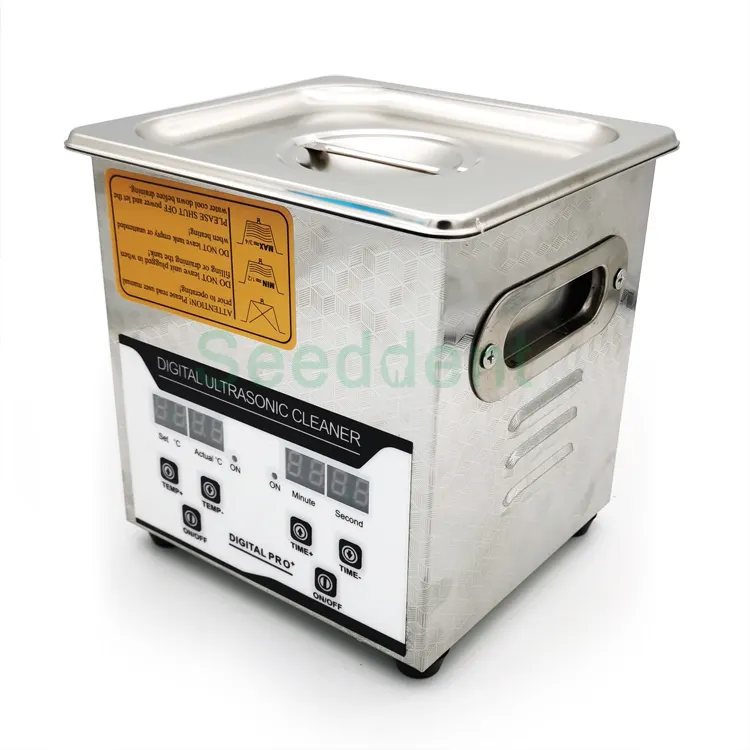 2L - 10L Optional Stainless Steel Professional Dental Ultrasonic Cleaner Time And Temperature Controllable