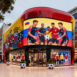 Pantalla Digital de 317 Pulgadas para Exteriores, Ideal para Partidos de Fútbol Venezolanos, Suministros Esenciales para Tiendas, Pantalla P3.9 de 13 x 23 Pies - Product Image 4