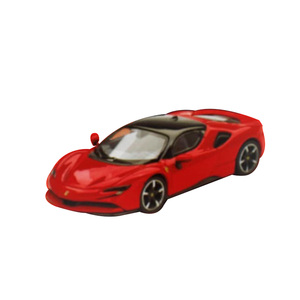 <span class=keywords><strong>BBR</strong></span> 1:64 SF90 alta calidad Diecast nueva llegada 2025 aleación roja puede empujar Metal modelo coche niño coleccionables - Product Image 5
