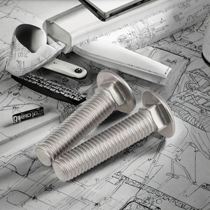 Tornillos de Cabeza Redonda Personalizados Lekon, Acero Galvanizado y Acero Inoxidable, Rosca UNC, Grado DIY, Modelo 2026 - Product Image 1