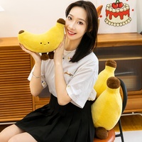 Bantal Boneka Pisang Kreatif untuk Perdagangan Luar Negeri, Simulasi Kaki, Bantal Rumah, Boneka Hias untuk Tanaman Interior