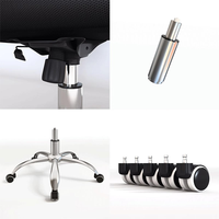 Chaise de bureau ergonomique de qualité supérieure avec siège large, capacité de 300 lb, pivotante à 360° °   Accoudoirs pivotants, inclinables et réglables en hauteur