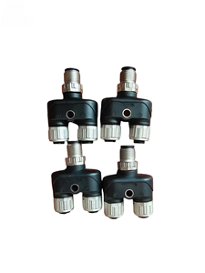 Connecteur de type Y pour contrôleur PLC, capteur, 5 broches, mâle/femelle, un vers deux, automatisation industrielle, neuf, original, M12 - Product Image 1