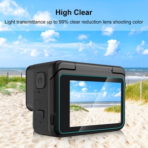 Pour Insta360 Ace Pro PULUZ 3 en 1 : Film de protection en verre trempé pour écran avant et arrière + objectif - Product Image 5