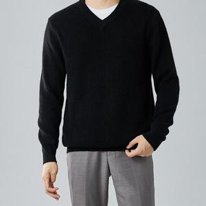 Классические шерстяные кашемировые мужские свитера кашемировый пуловер - Product Image 5